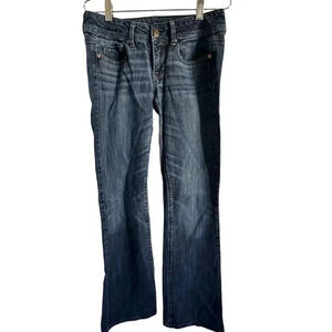 American Eagle Original Boot Stretch Denim Jeans 4 Long Medium Wash